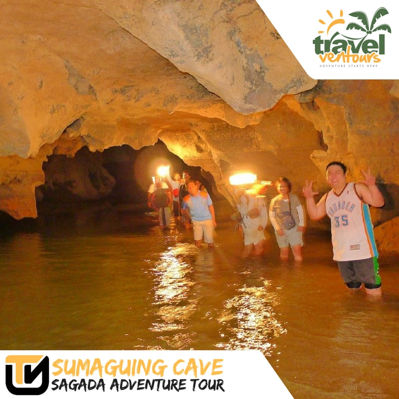 Sagada Tour guests in Sumaguing cave
